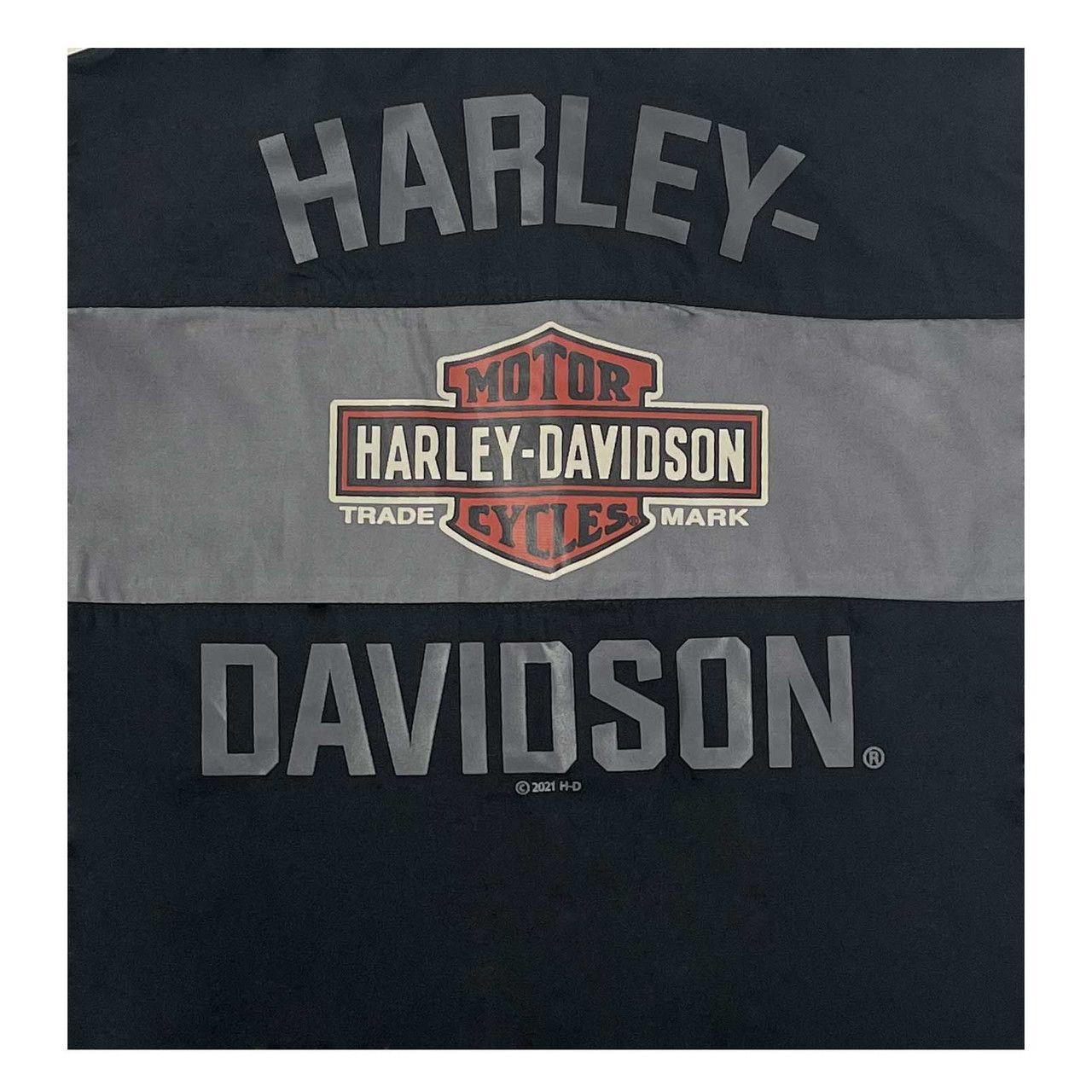 Harley-Davidson® Little Boys' #1 Short Sleeve Button Work Shop Toddler Shirt