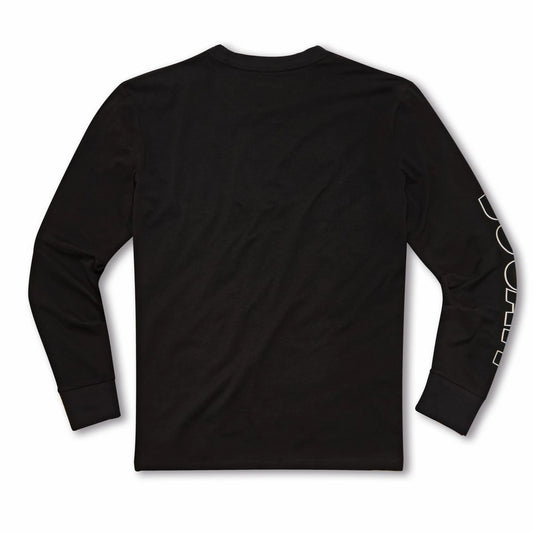 Ducati Logo Long-Sleeve Black Men's T-Shirt