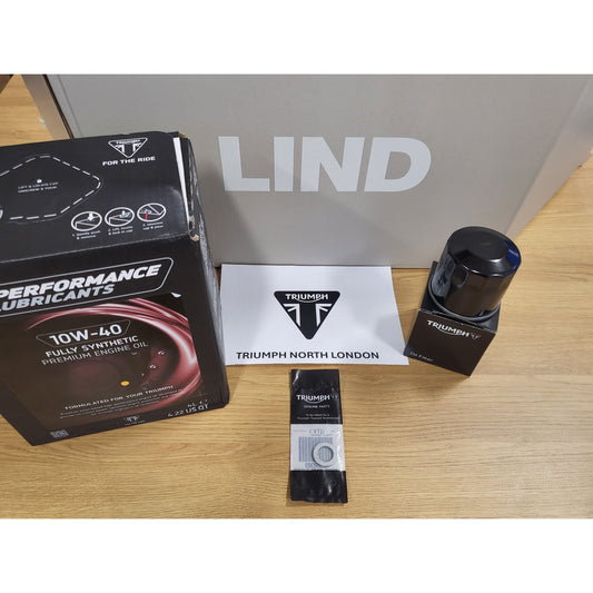 Triumph Genuine Motorcycle Engine Oil & Filter Service Kit