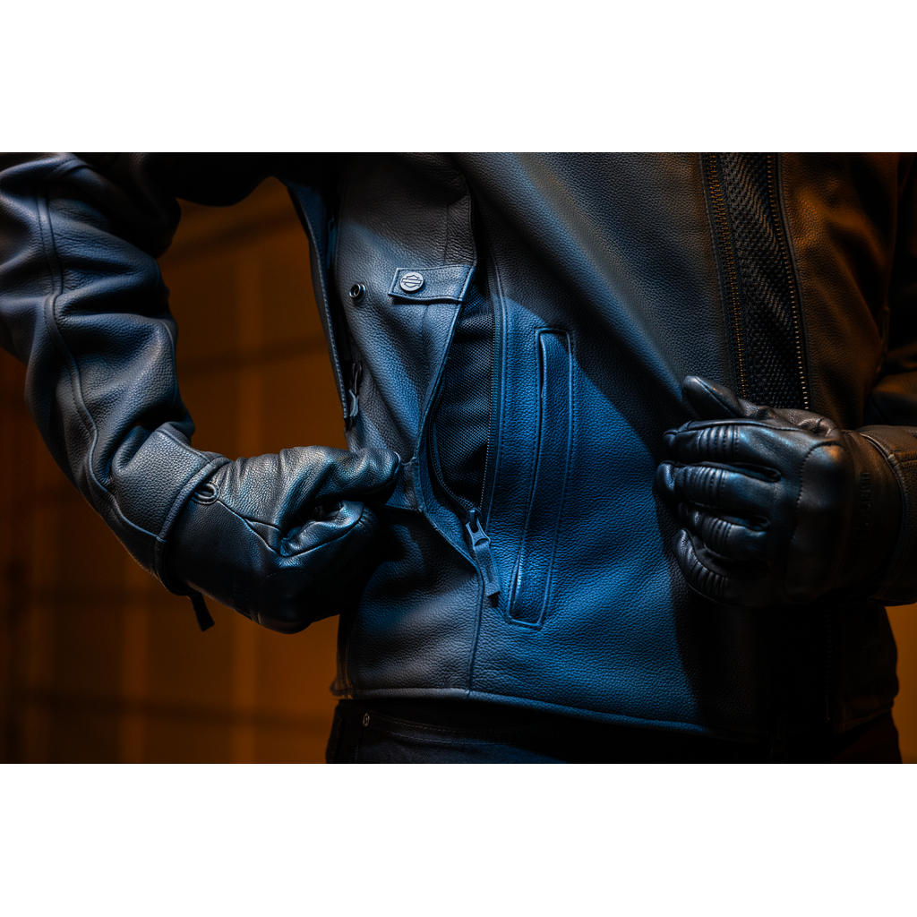Harley-Davidson® Men's Paradigm Triple Vent System™ 2.0 leather jacket