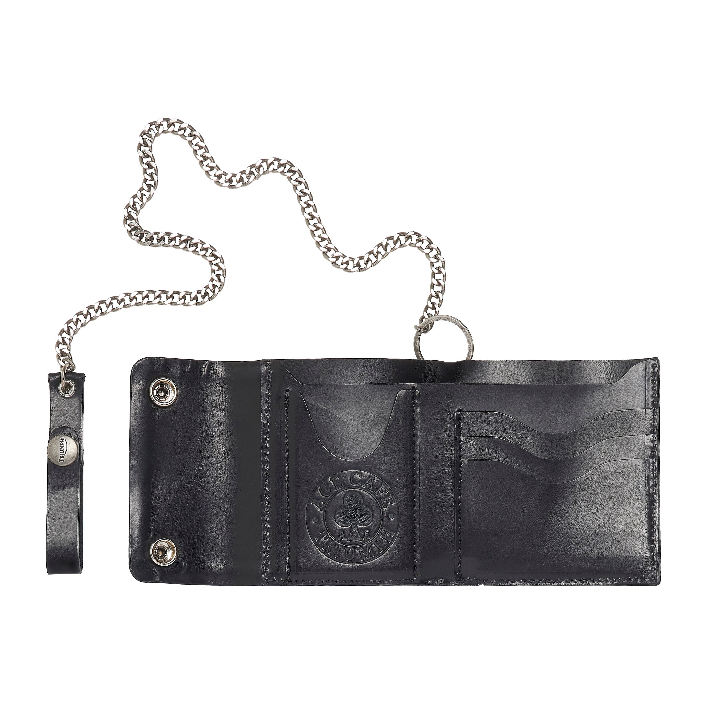 Triumph leather wallet outlet