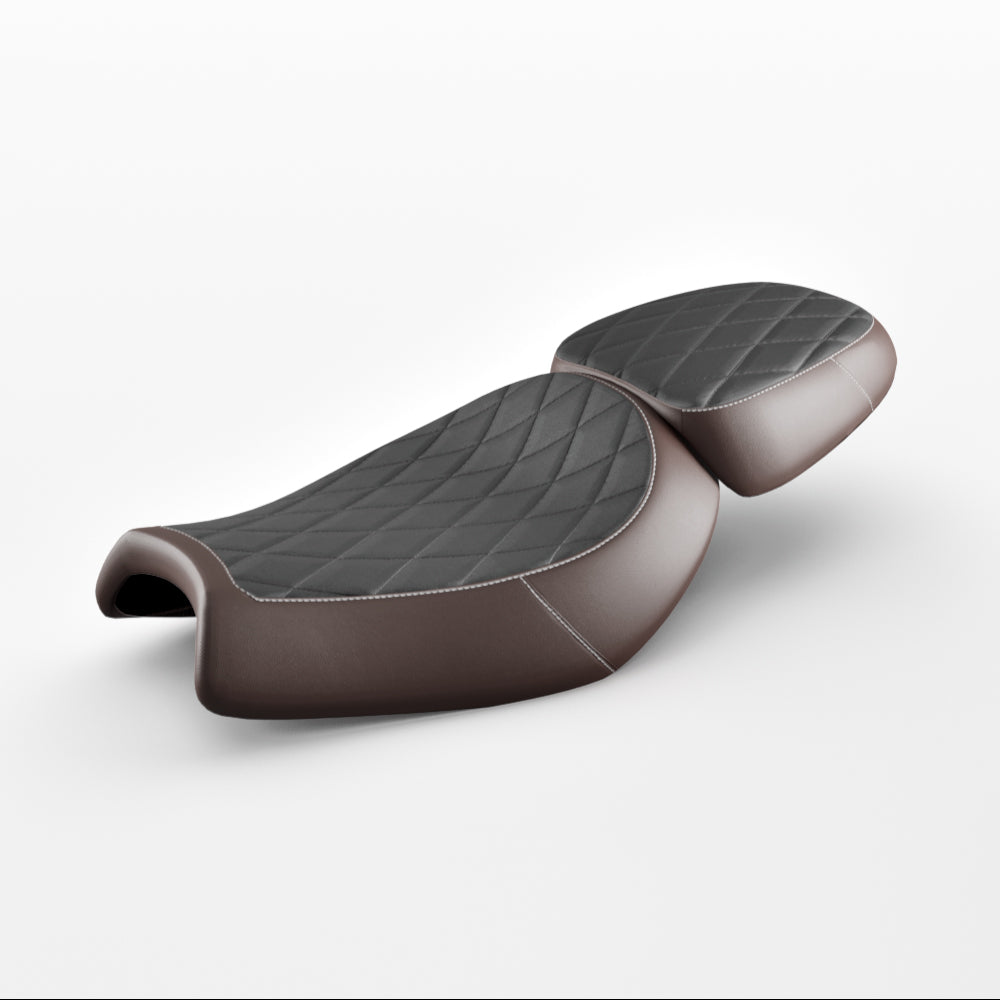 Triumph Scrambler 400 X - Quilted Rider & Pillion Seat