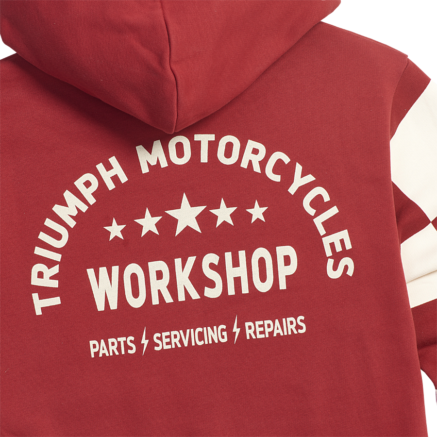 Triumph Haytham Hoodie - Red/Bone