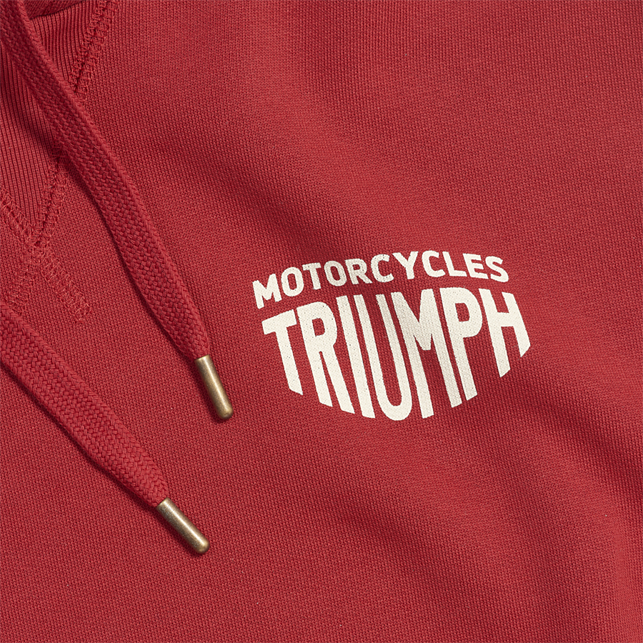 Triumph Haytham Hoodie - Red/Bone