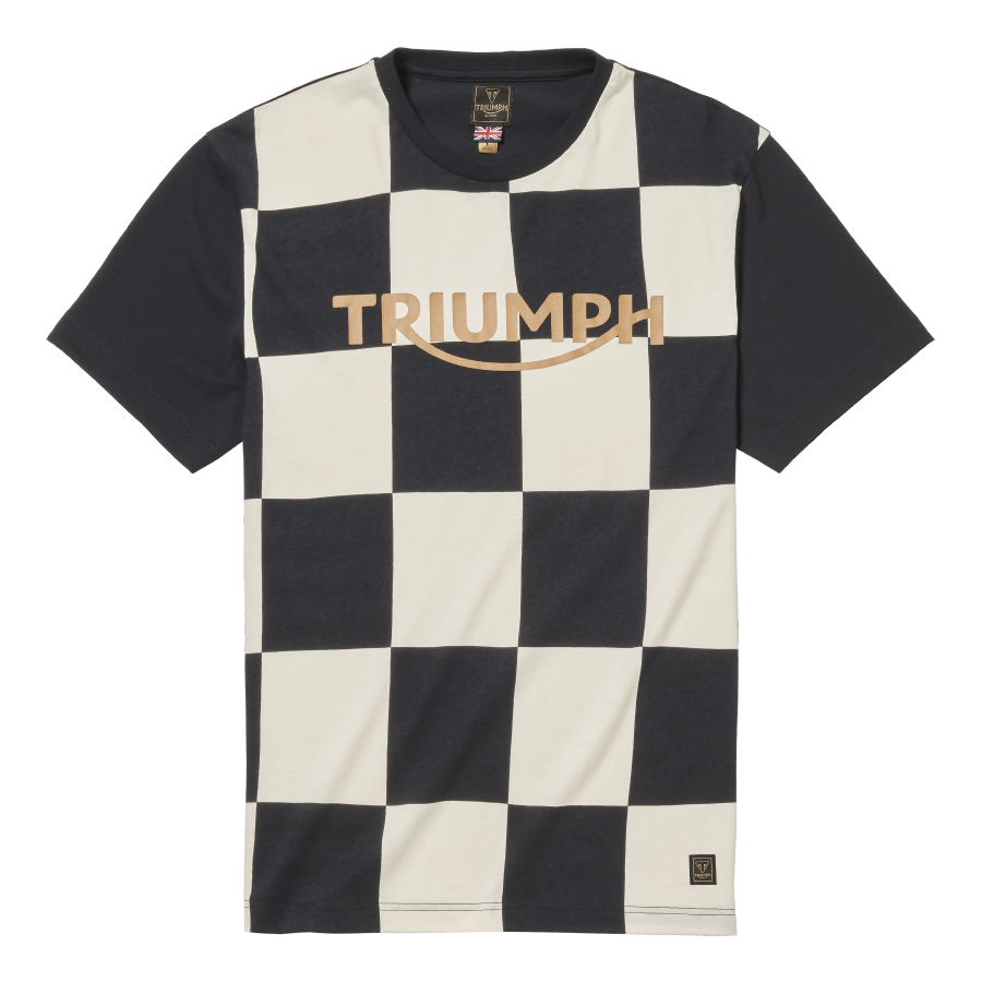 Triumph Cullen T-Shirt - Black/Bone