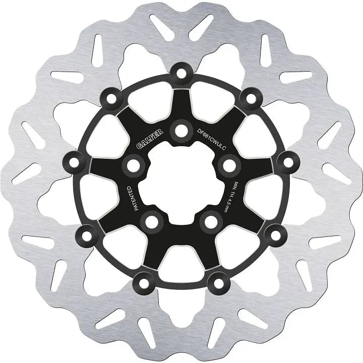 Galfer Brake Disc Float Wave - Black Contrast