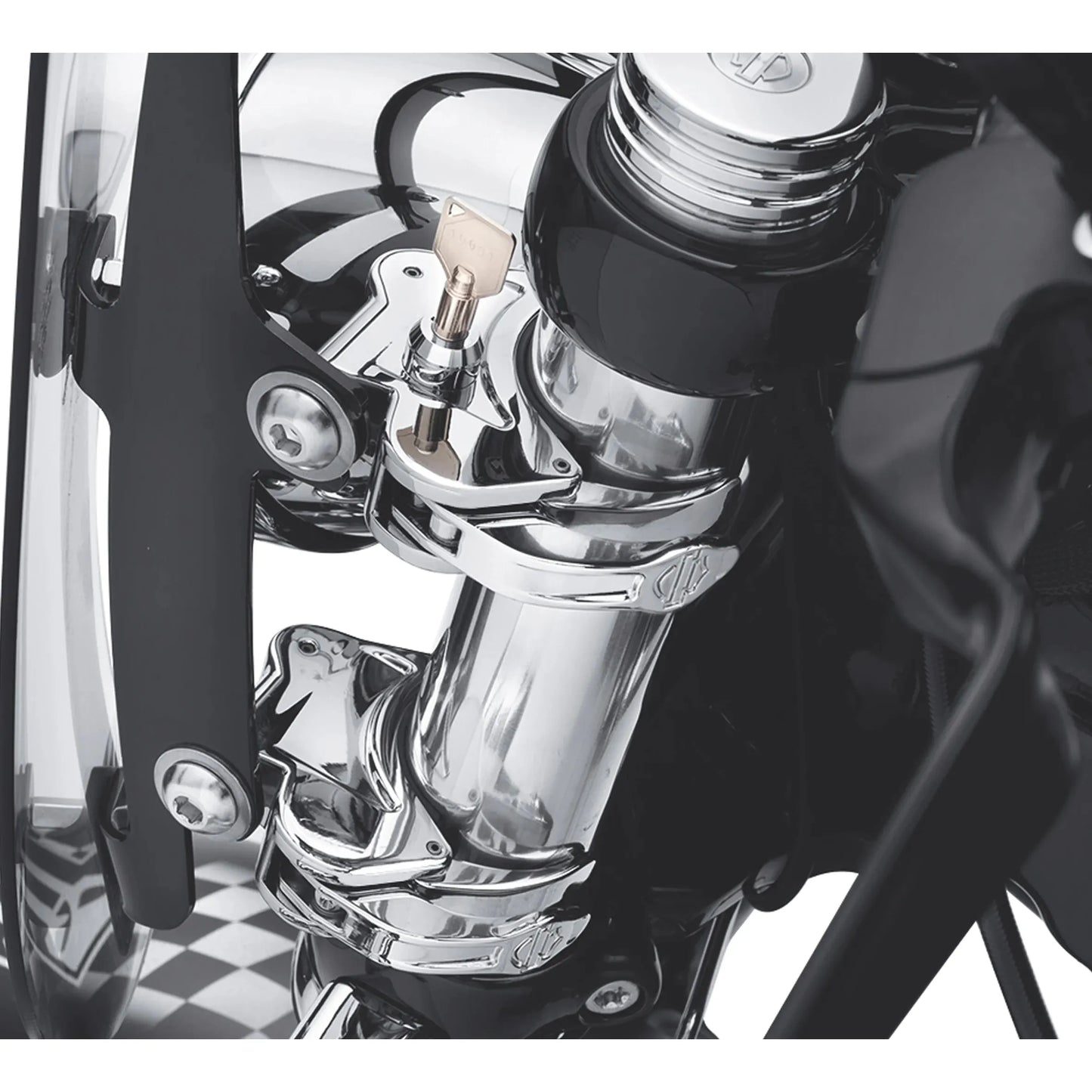 Harley-Davidson® Locking Quick-Release Windshield Clamp