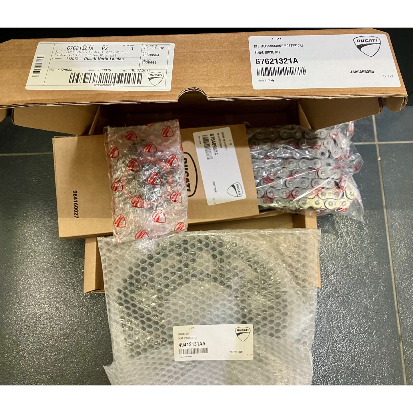 Ducati Final Drive Chain & Sprocket Kit Monster 937