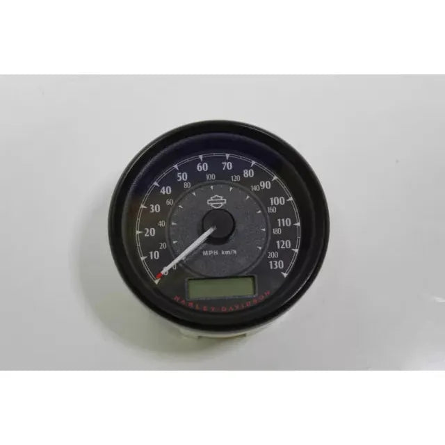 Harley-Davidson® Genuine SPEEDOMETER Dual MPH Km/h 4" Black Calibrated