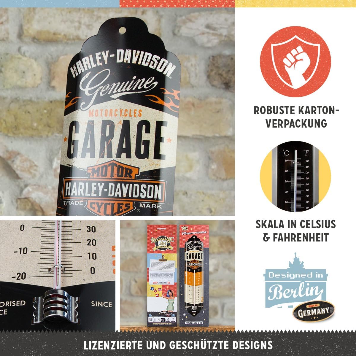 Harley-Davidson® - Garage Thermometer