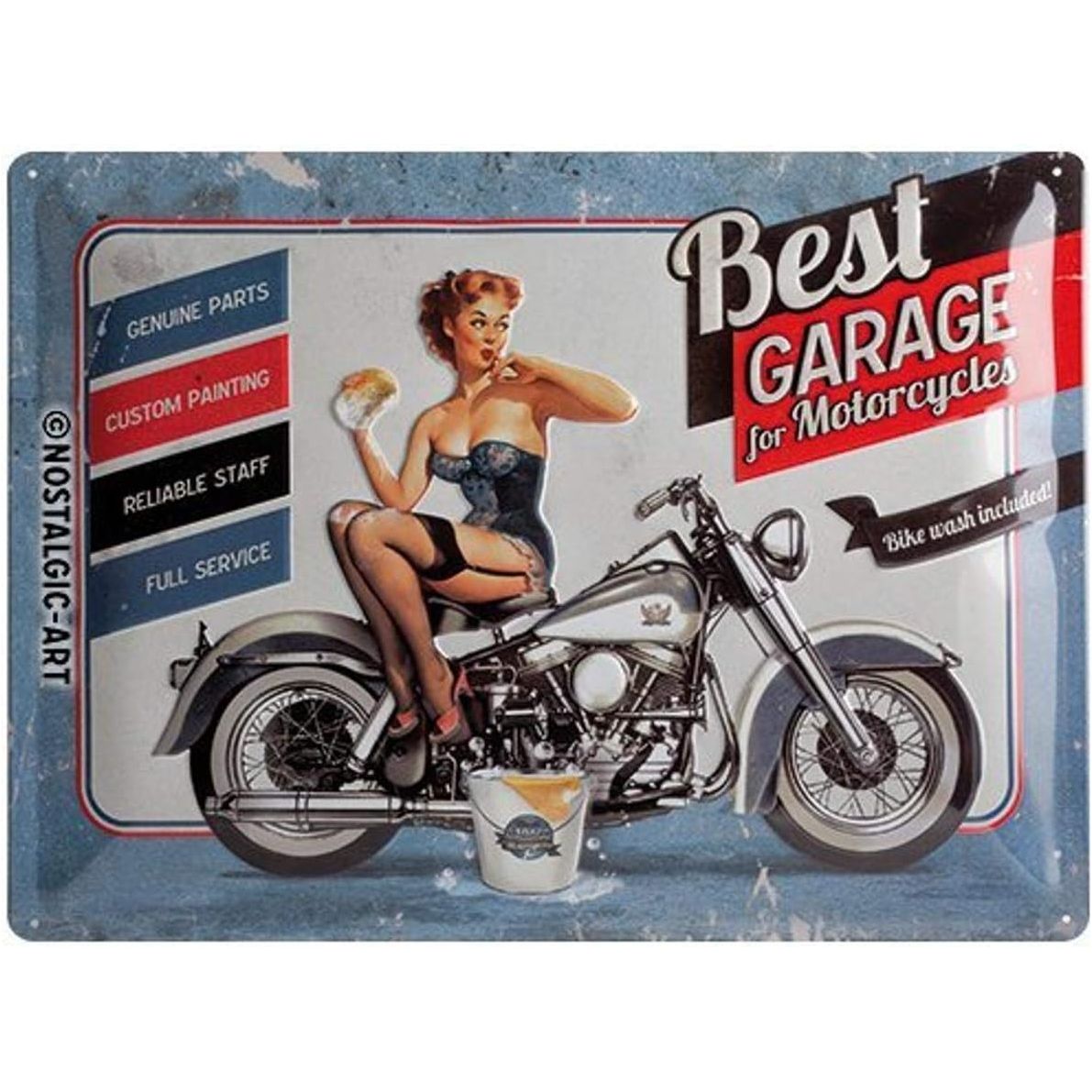Nostalgic-Art Retro Tin Sign – Best Garage