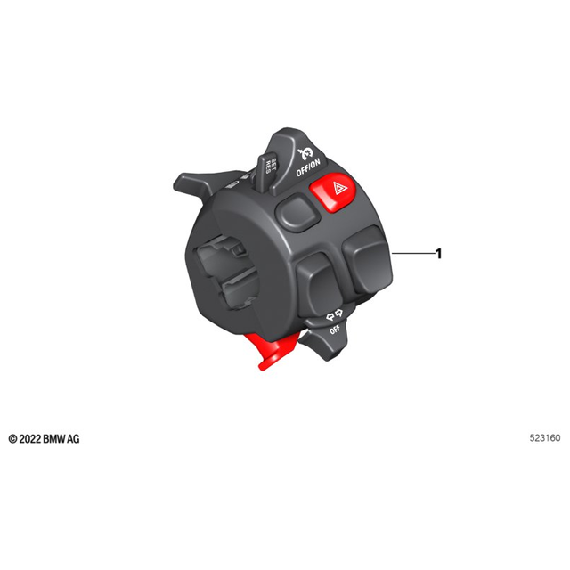 BMW Motorrad Combination Switch Left
