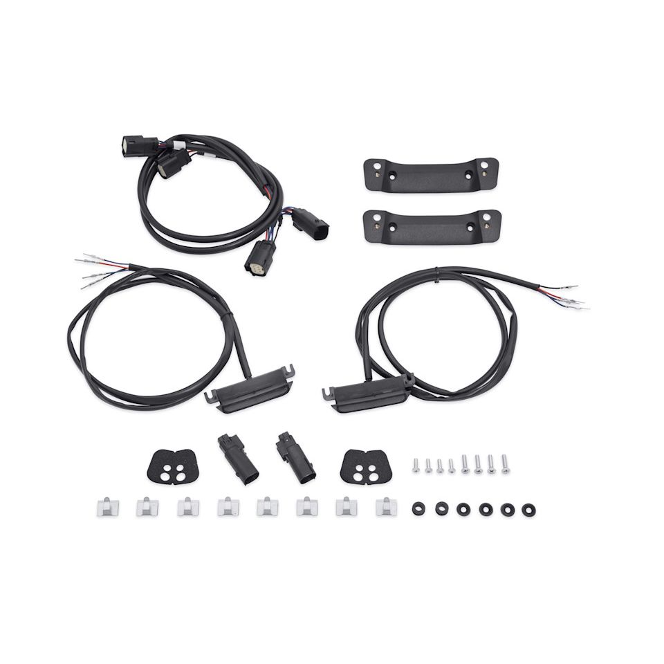 HARLEY-DAVIDSON Saddlebag Spoilers LED Light Kit with smoked lens