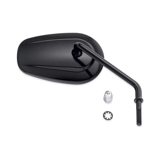 Harley-Davidson® Tapered Long Stem Black Mirror - Right Side