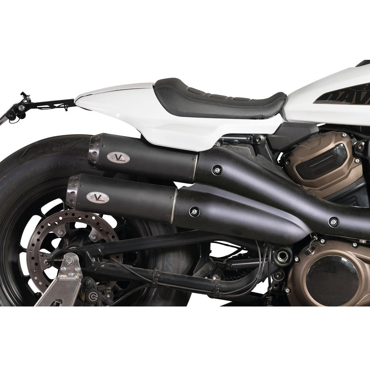 V-Performance Sportster S Muffler Set Carbon Black