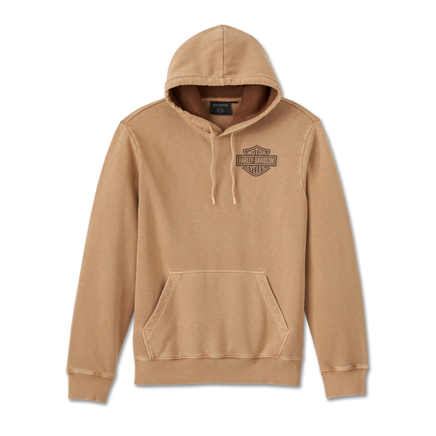 Harley-Davidson® Eagle Soars Alone Slub Hoodie - Tannin