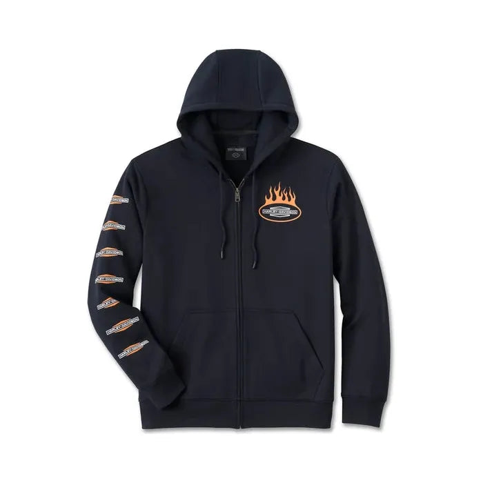 Harley Davidson Roaring Balaclava Hoodie Harley Black LIND