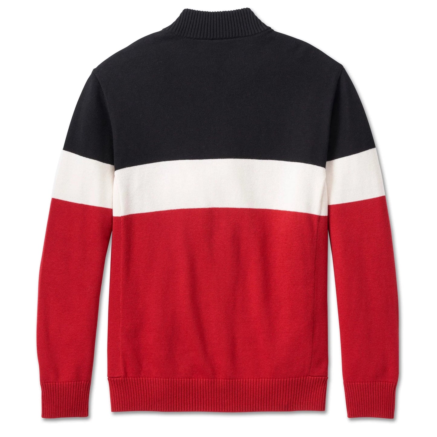 Harley-Davidson® Men's Darting 1/4 Zip Sweater - Red