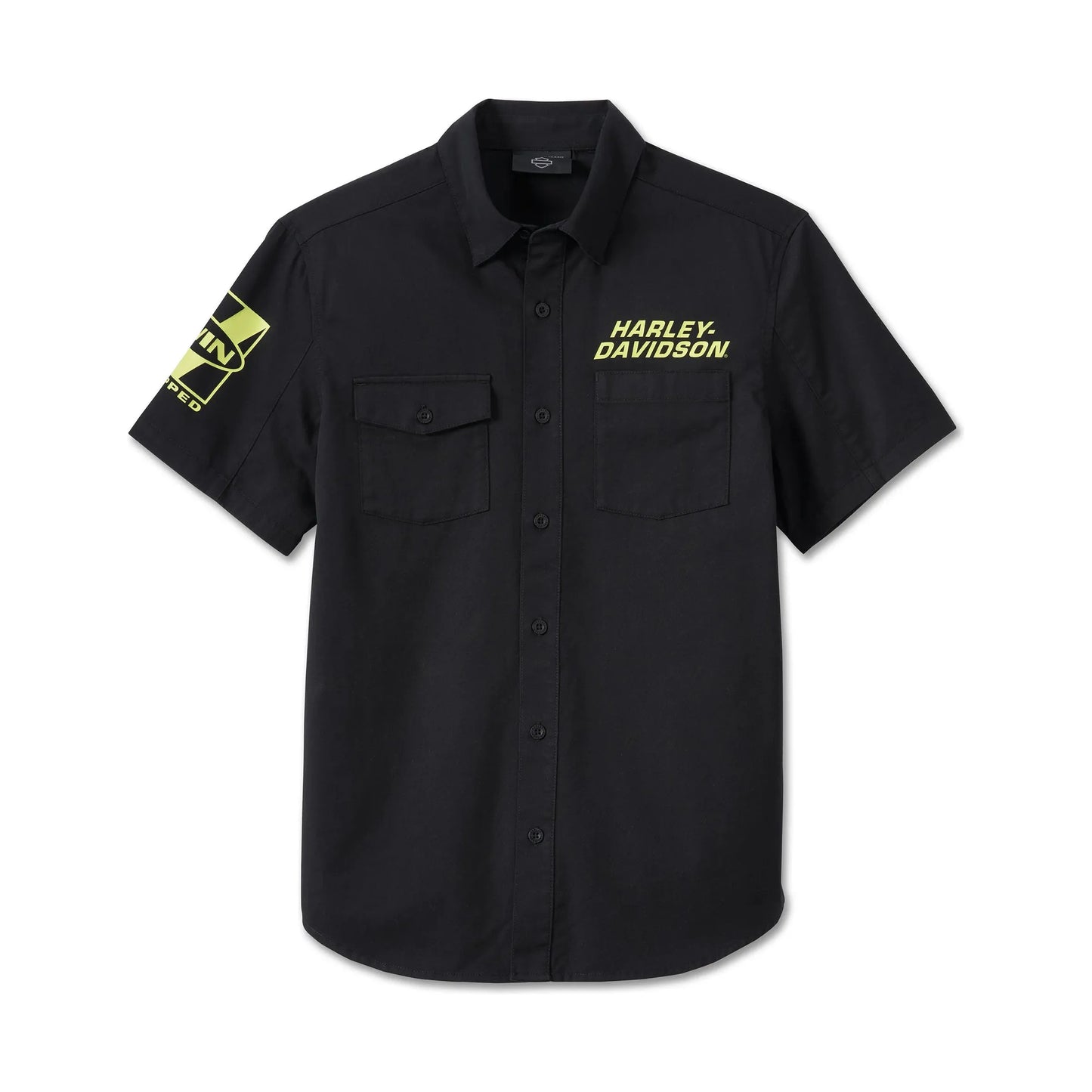 Harley-Davidson® Men's Willie G Skull Short Sleeve Shirt - Black Beauty