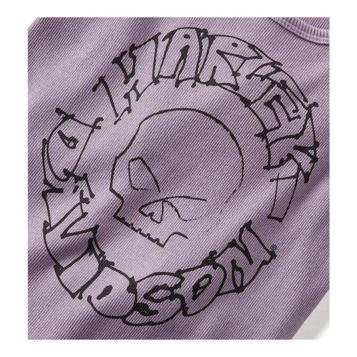 Harley-Davidson® Women's Willie G Circle Skull Sketch Art Ribbed Tank - Jam