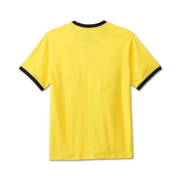 Harley-Davidson® Men's #1 Racing Mesh Ringer Tee - Dandelion