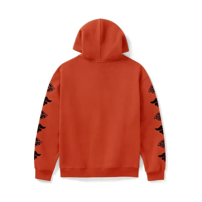Dickies x H-D® Men's Eagle Sleeve Hoodie - Vintage Orange