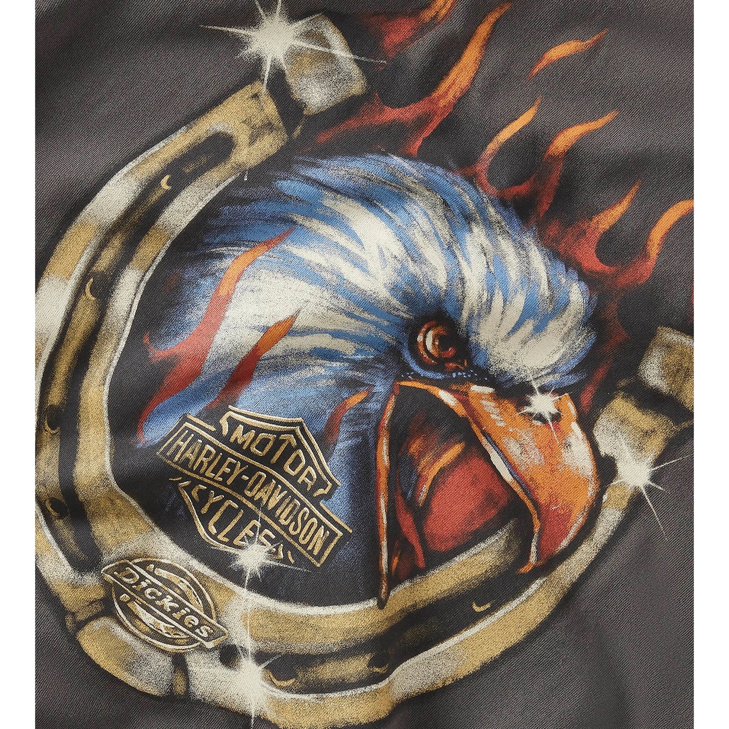 Dickies x HD® Men's Heavyweight Flaming Eagle Tee