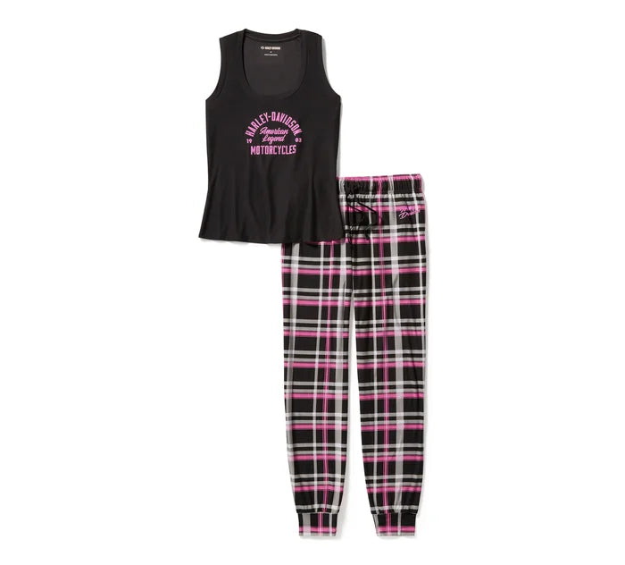 Harley-Davidson® Plaid Pajama Pant Set