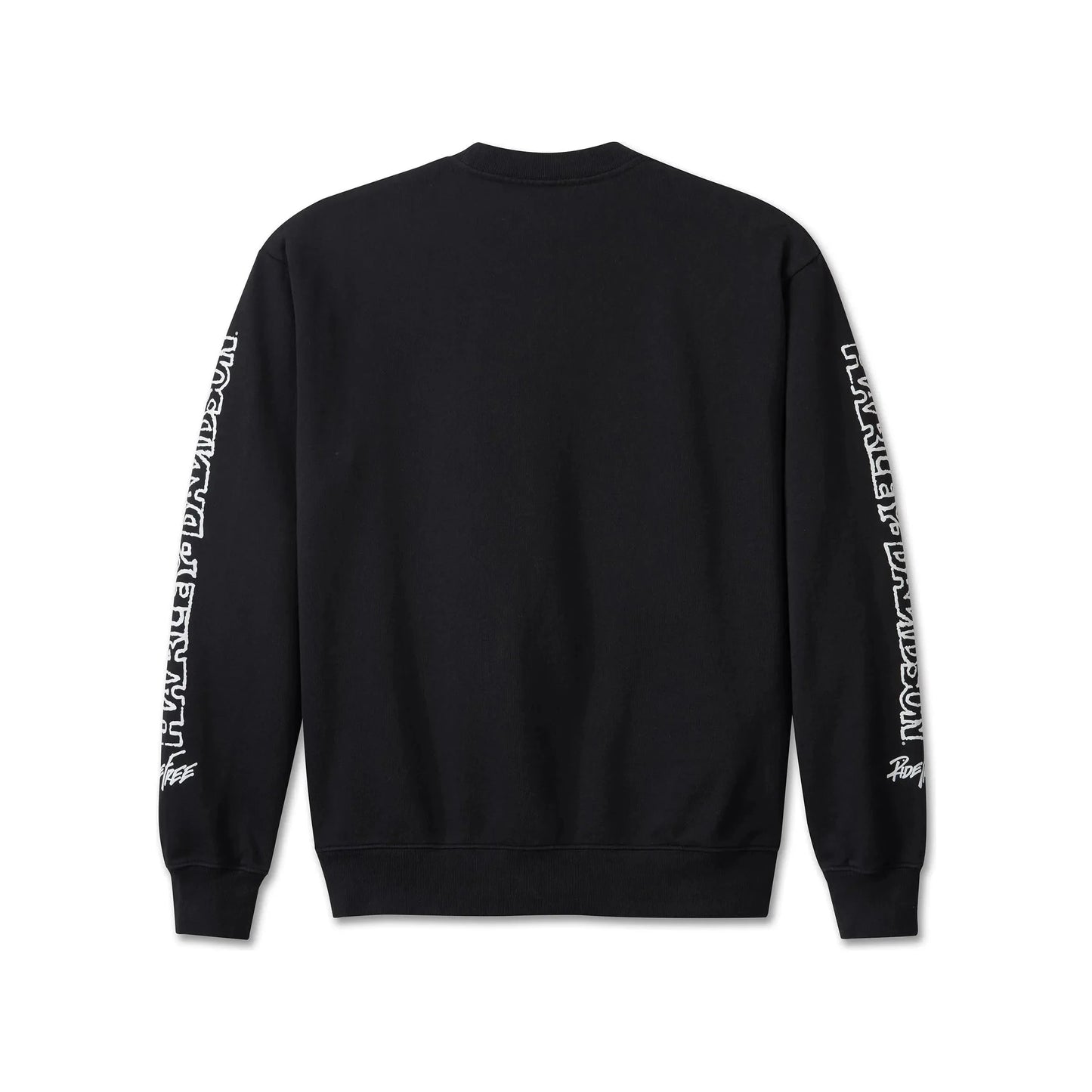 Harley-Davidson® Willie G #1 Skull Sketch Crewneck Sweatshirt - True Black