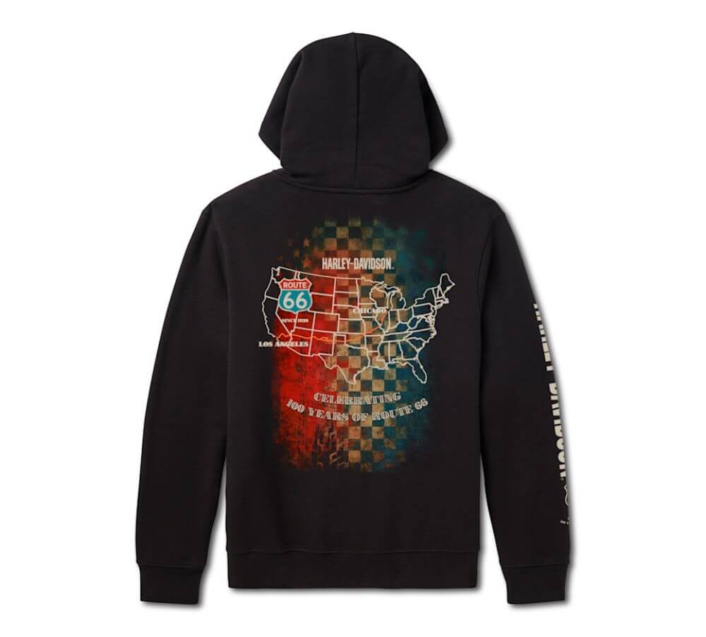 Harley-Davidson® Route 66 Anniversary Full Zip Fleece Hoodie