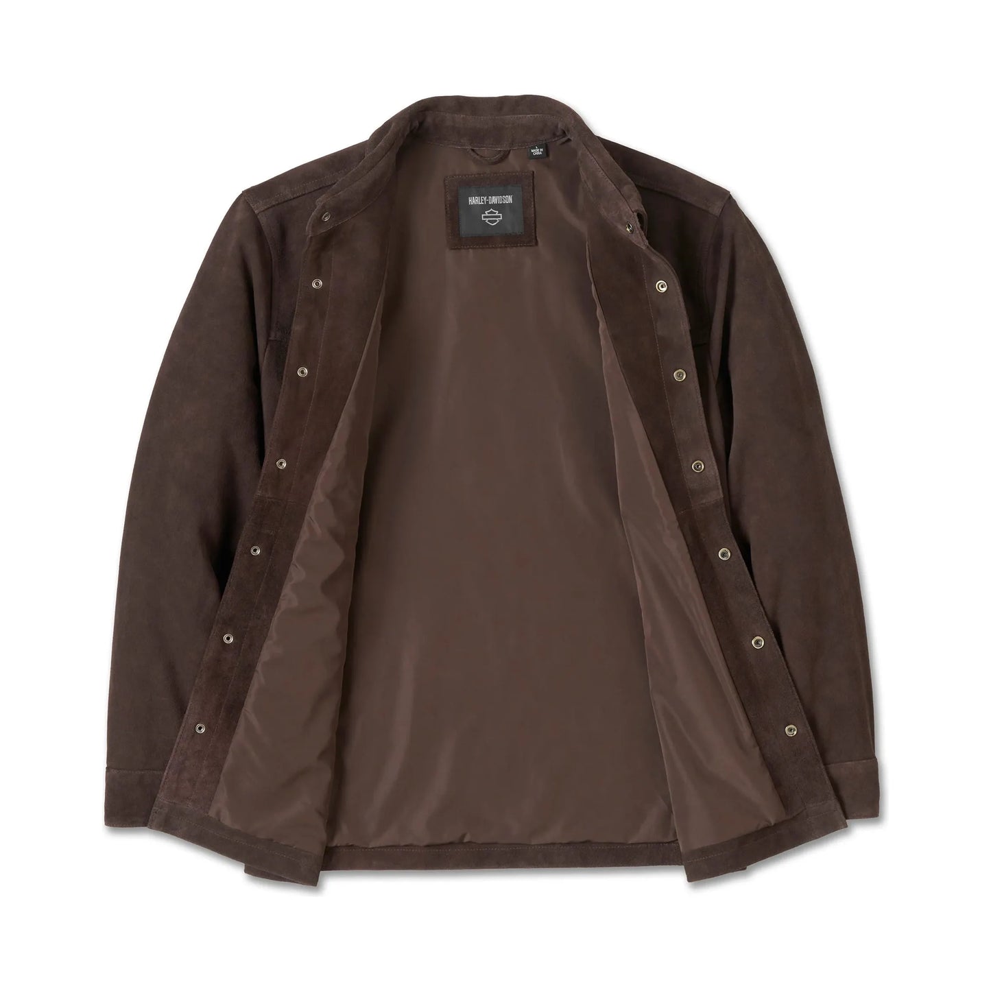 Harley-Davidson® Milwaukee Aviator Suede Overshirt