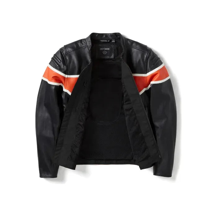 Harley-Davidson® Trenton Leather Riding Jacket