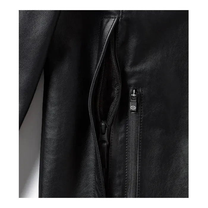 Harley-Davidson® Trenton Leather Riding Jacket