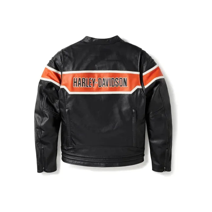 Harley-Davidson® Trenton Leather Riding Jacket