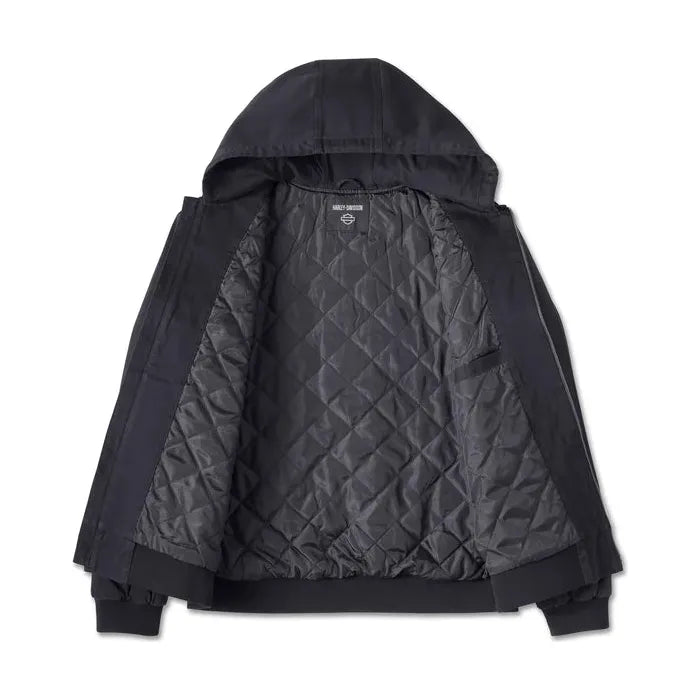 Harley-Davidson® Bar & Shield Workwear Hooded Jacket - Black