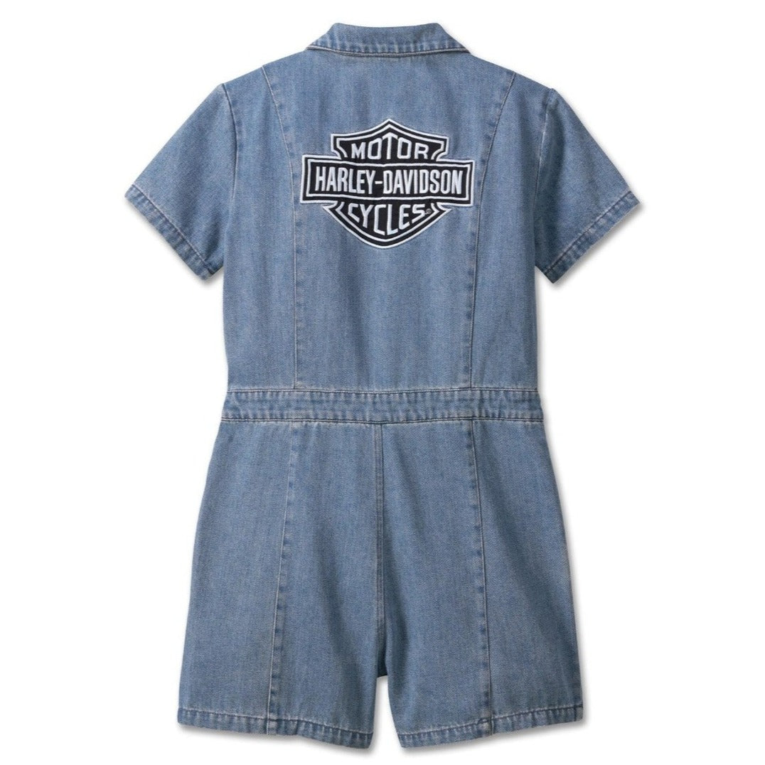 Harley-Davidson® Women's Jumpsuit - Hero Denim