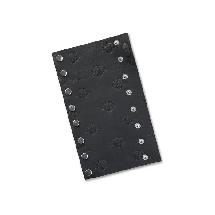 Harley-Davidson® Bar & Shield Leather Ponytail Wrap - Harley Black