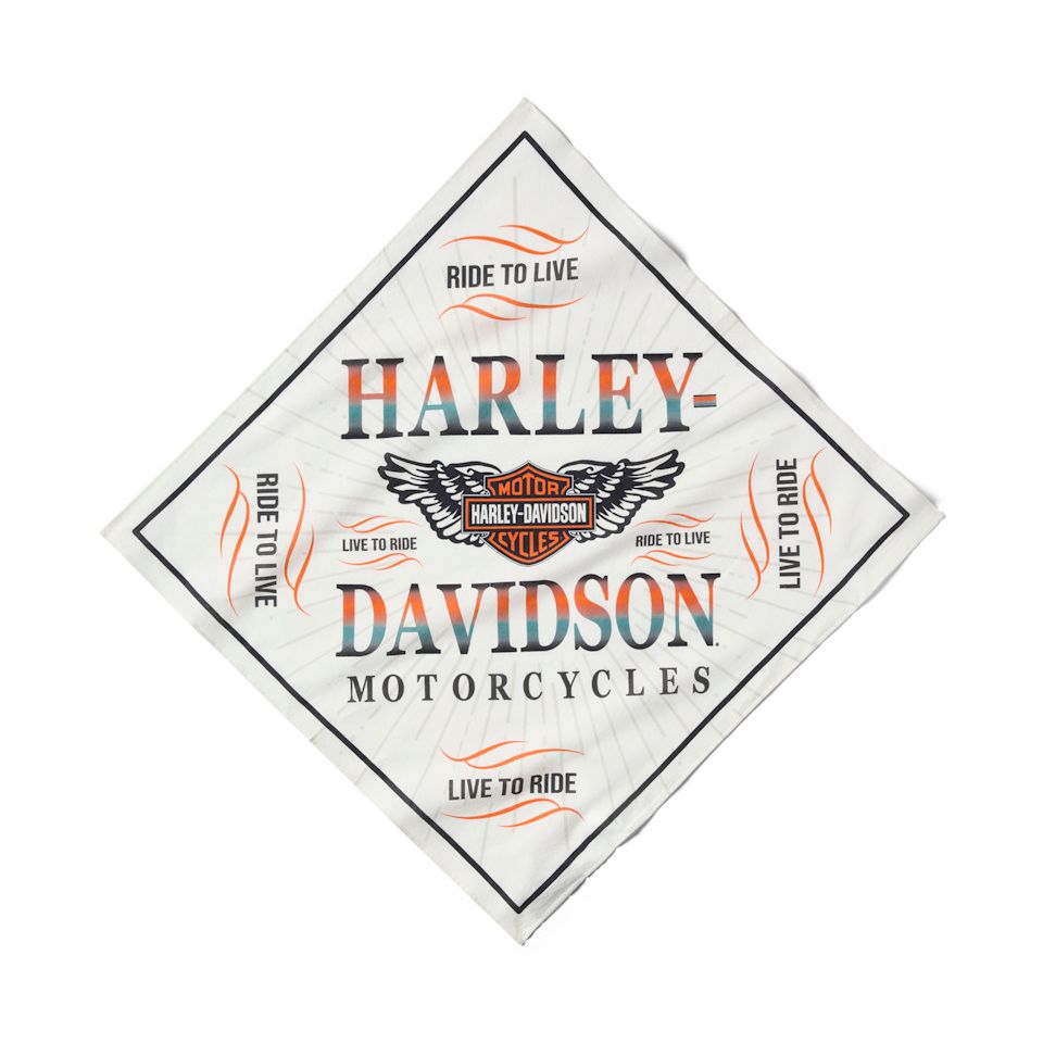 Harley-Davidson® Women's Ombre Harley-Davidson Bandana - Cloud Dancer
