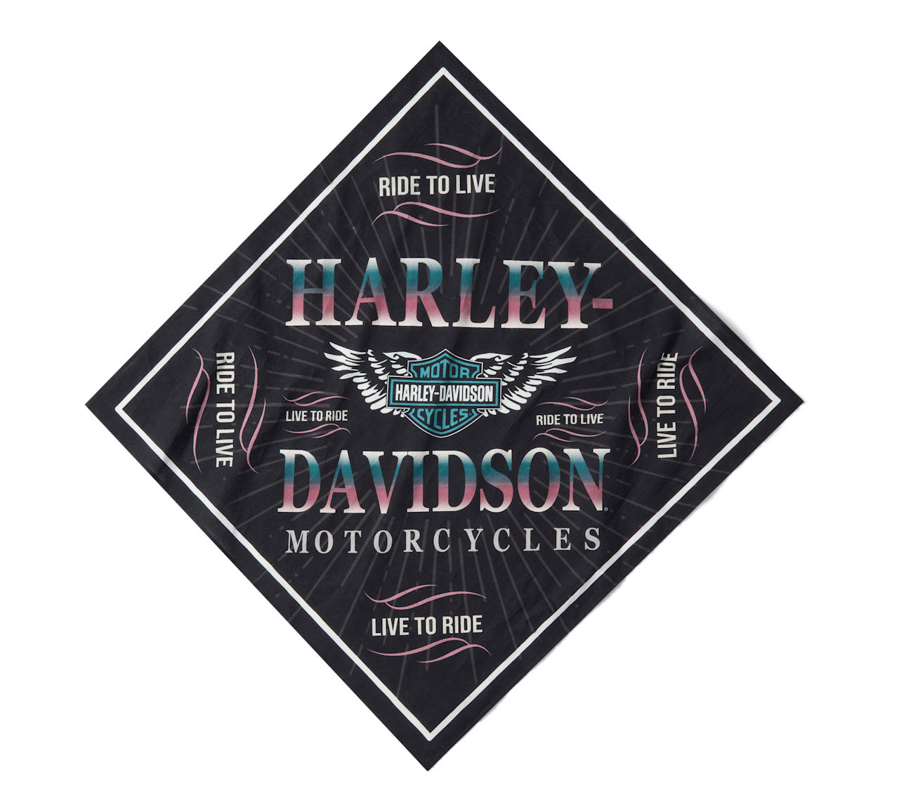 Harley-Davidson® Women's Ombre Harley-Davidson Bandana - Harley Black