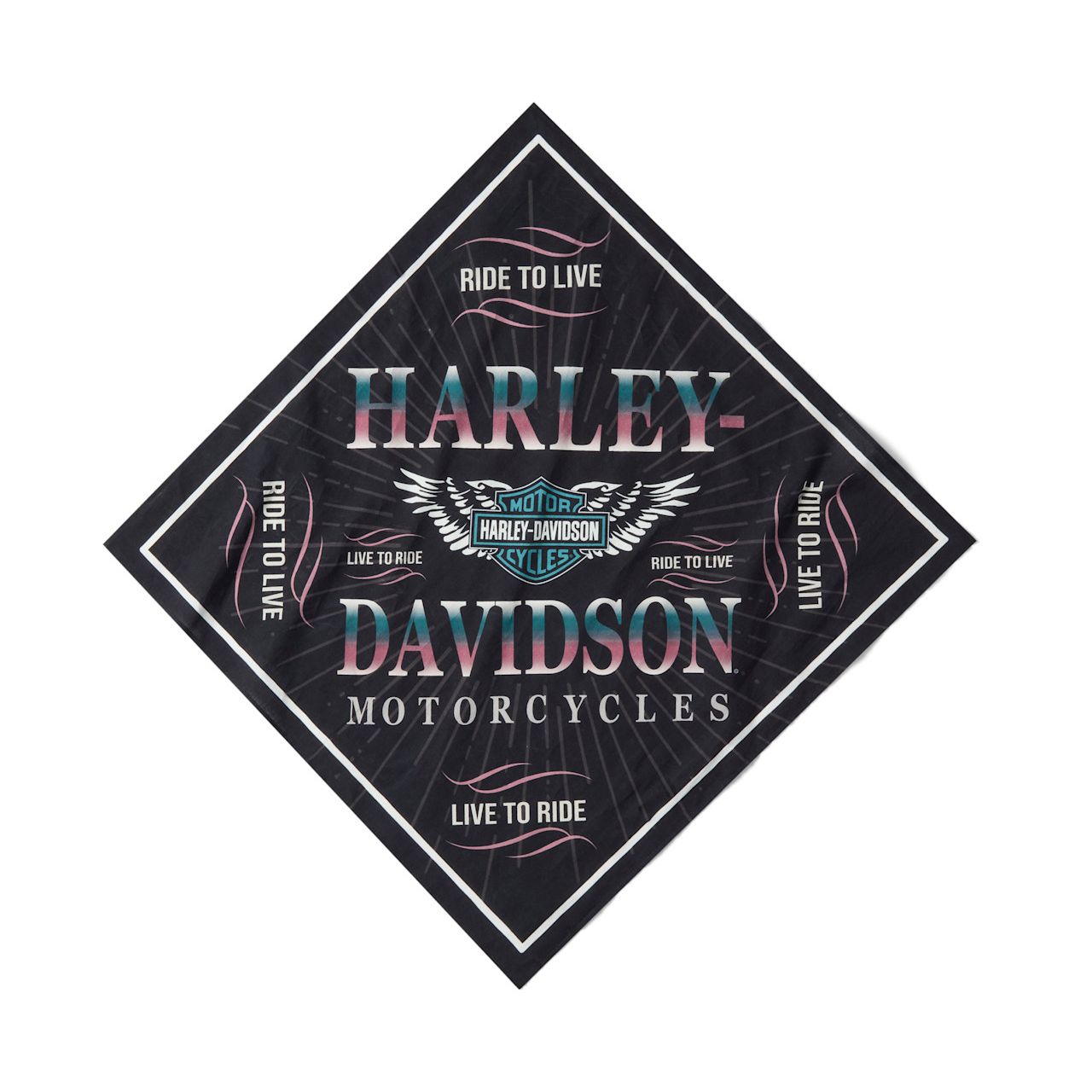 Harley-Davidson® Women's Ombre Harley-Davidson Bandana - Harley Black