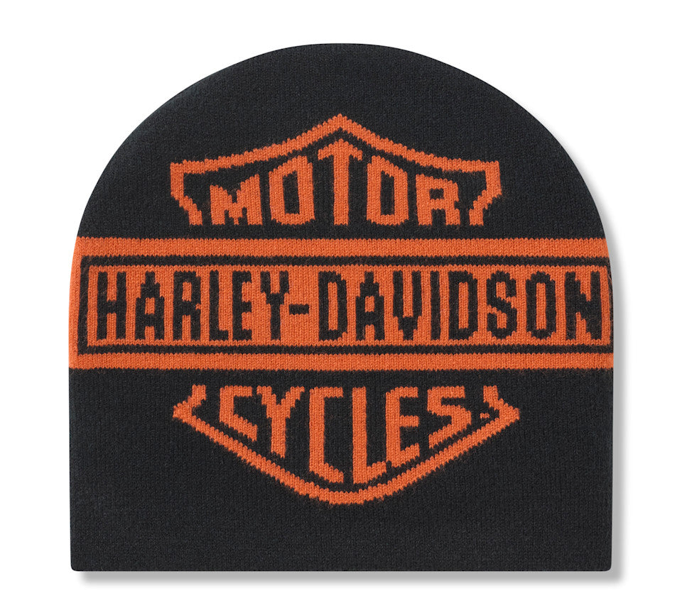 Harley-Davidson® Men's H-D Essential Colorblock Beanie - Harley Black