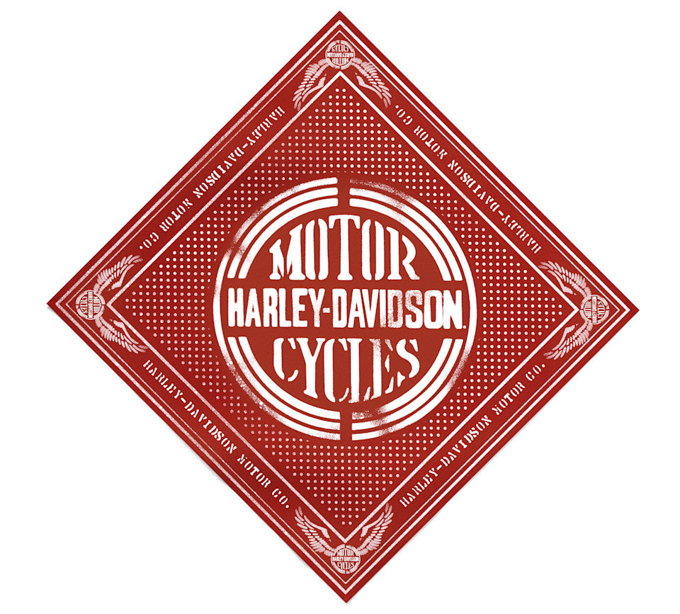 Harley-Davidson® H-D American Classic Bandana - Barn Red