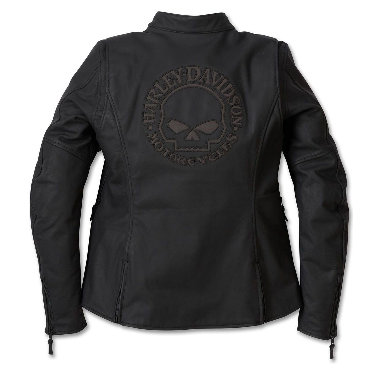 Harley-Davidson® Women's Leather Jacket Moxie Willie G Laced - Black