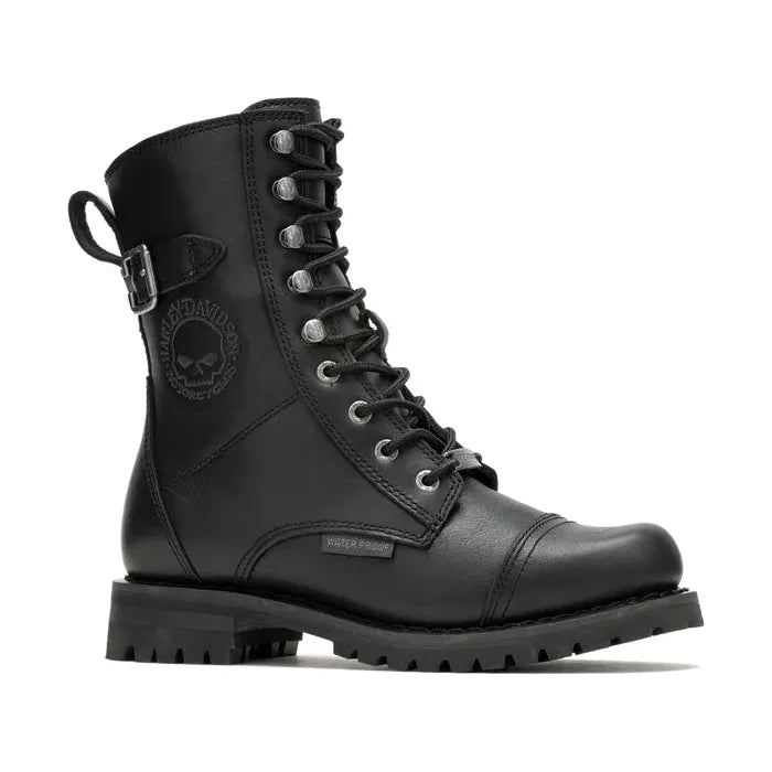 Harley-Davidson® Women's Leather Waterproof Balsa Skull Riding Boot