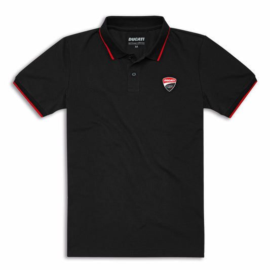 Ducati Corse DC Logo Short-Sleeved Men's Polo Shirt