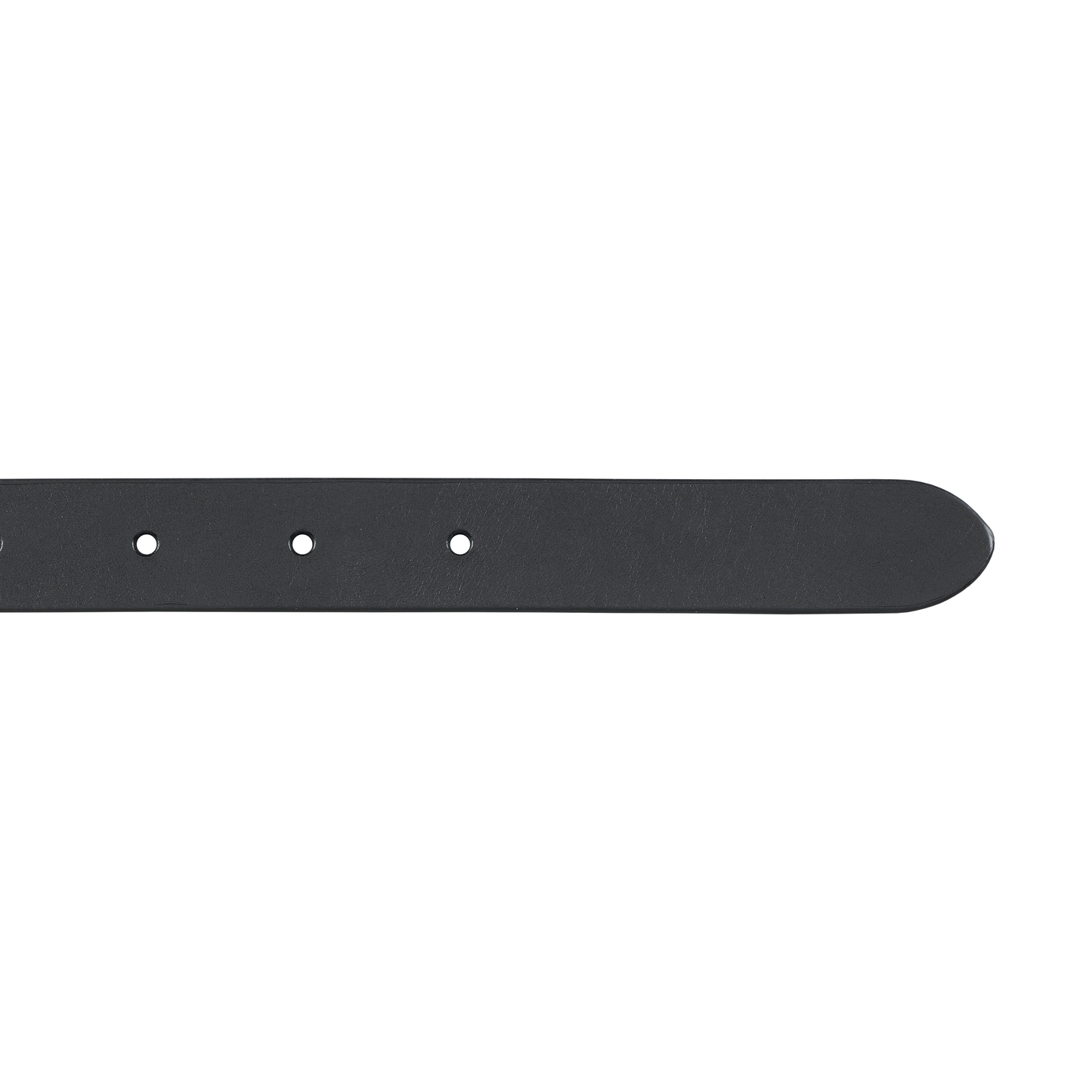 Triumph Ladies Black Leather Belt - Adjustable One-Size Belt for Women