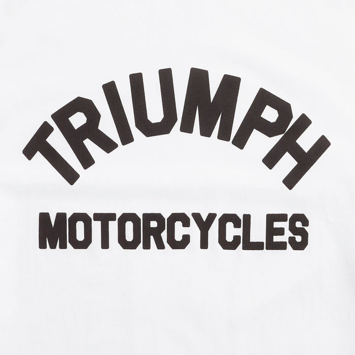 Triumph Burnham Arch Logo T-Shirt - White