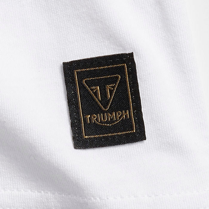 Triumph Burnham Arch Logo T-Shirt - White