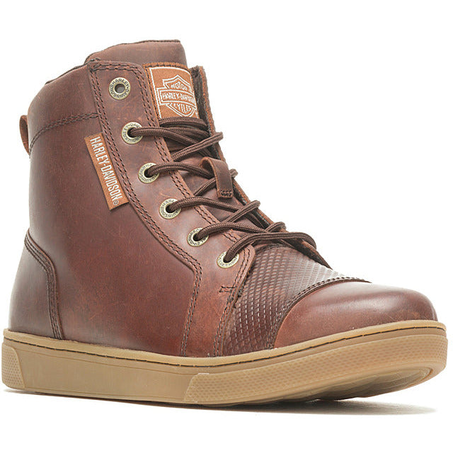 Mens brown motorcycle discount boots