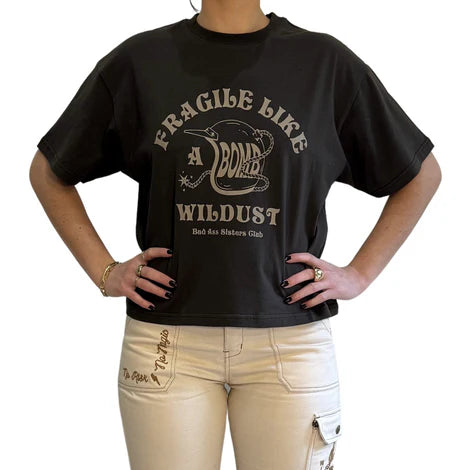 Wildust Sisters Fragile Wide T-Shirt